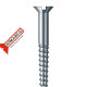Parafuso Madeira Chata Reta Jomarca 5,5 X 45Mm - Kit C/2 Centos