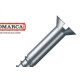 Parafuso Madeira Chata Reta Jomarca 5,5 X 45Mm - Kit C/2 Centos