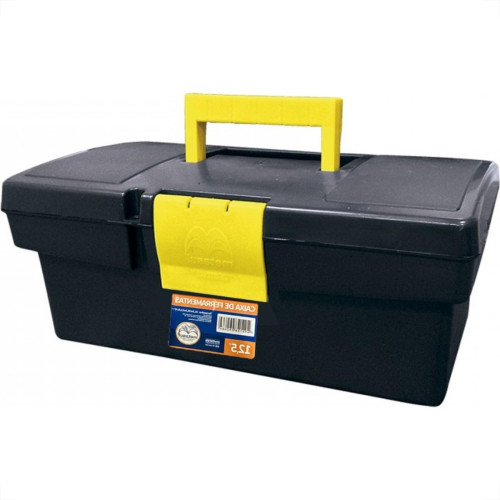 Caixa De Ferramentas Plastica Metasul 12,5'' Preta Caixa De Ferramentas Plastica Metasul 12,5'' Preta