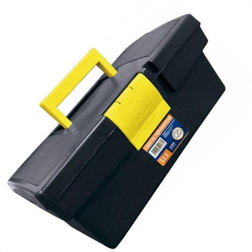 Caixa De Ferramentas Plastica Metasul 12,5'' Preta Caixa De Ferramentas Plastica Metasul 12,5'' Preta