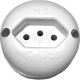 Tomada Externa Flp 2P+T. 10A Branca - Kit C/10 Pecas Tomada Externa Flp 2P+T. 10A Branca - Kit C/10 Pecas