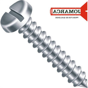 Parafuso Auto Atarraxante Panela Fenda Jomarca 3,5 X 6,5Mm - Kit C/5 Cartelas