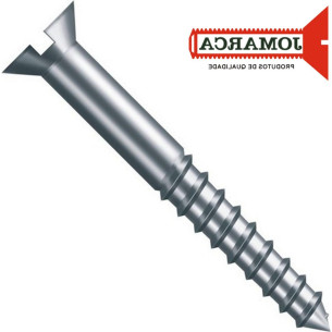Parafuso Madeira Chata Reta Jomarca 4,5 X 45Mm - Kit C/2 Centos