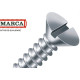 Parafuso Auto Atarraxante Chata Fenda Jomarca 4,2 X 13 - Kit C/5 Centos