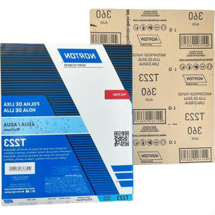Lixa D Agua Norton 360 - Kit C/50 Pecas