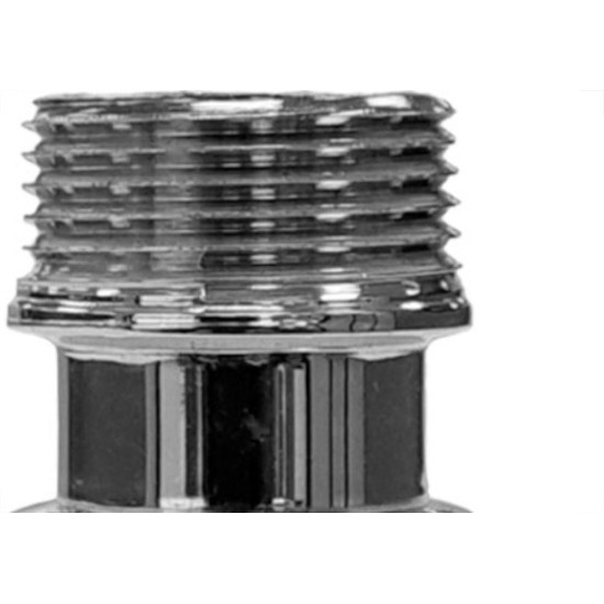 Extensao Latao Cromada Metais Rei 3/4'' Curta - Kit C/6 Pecas Extensao Latao Cromada Metais Rei 3/4'' Curta - Kit C/6 Pecas