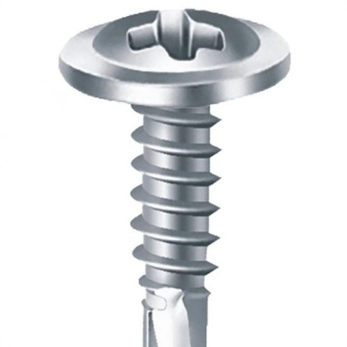 Parafuso Auto Brocante Flangeado Philips Zincado Jomarca 4,8 X 32Mm - Kit C/5 Centos