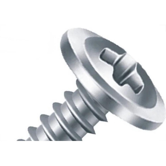 Parafuso Auto Brocante Flangeado Philips Zincado Jomarca 4,8 X 32Mm - Kit C/5 Centos