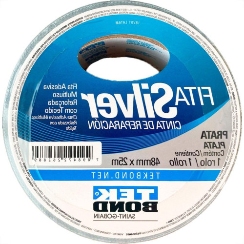 Fita Silver Tape Tekbond 48Mm X 25M Prata Fita Silver Tape Tekbond 48Mm X 25M Prata