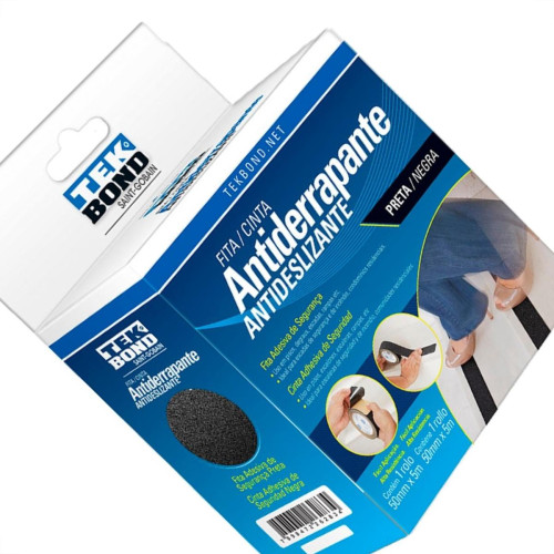 Fita Antiderrapante Tekbond Preta 50Mm X 5M Fita Antiderrapante Tekbond Preta 50Mm X 5M