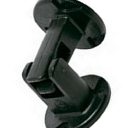 Fixador Porta Soprano Parede/Piso Pvc Preto - Kit C/12 Pecas Fixador Porta Soprano Parede/Piso Pvc Preto - Kit C/12 Pecas