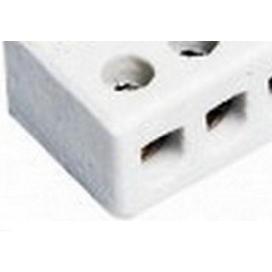 Conector Porcelana Foxlux 3 Polos 10Mm