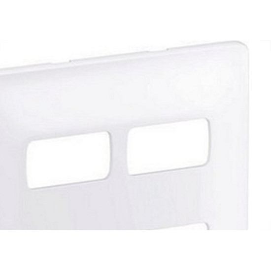 Placa Conjunto Modular Zeffia 4X4 - 2 Modulos + 2 Modulos Separados 680175 Placa Conjunto Modular Zeffia 4X4 - 2 Modulos + 2 Modulos Separados 680175