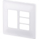 Placa Conjunto Modular Zeffia 4X4 - 3 Modulos + 3 Modulos Juntos 680176 Placa Conjunto Modular Zeffia 4X4 - 3 Modulos + 3 Modulos Juntos 680176