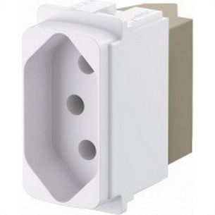 Modulo Pial Zeffia 1 Tomada 20A. Branco -680161