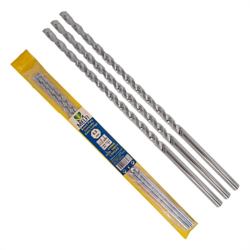 Broca Widea Extra Longa Melfi 6 Mm - Kit C/3 Pecas Broca Widea Extra Longa Melfi 6 Mm - Kit C/3 Pecas