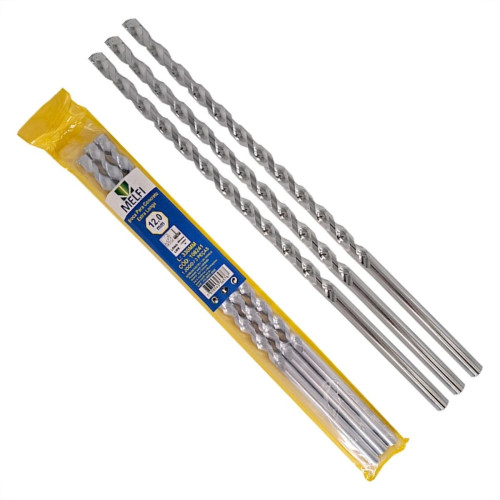 Broca Widea Extra Longa Melfi 12 Mm - Kit C/3 Pecas Broca Widea Extra Longa Melfi 12 Mm - Kit C/3 Pecas