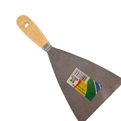 Espatula Melfi Aco Cabo Madeira 10Cm - 10215 - Kit C/12 Pecas Espatula Melfi Aco Cabo Madeira 10Cm - 10215 - Kit C/12 Pecas