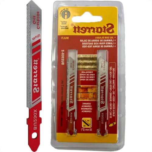 Serra Tico-Tico Lamina Starrett Multi Bi-Metal Fibra De Vidro E Ceramica Com 2 Pecas - 50Mm - Bu230X-2 Serra Tico-Tico Lamina Starrett Multi Bi-Metal Fibra De Vidro E Ceramica Com 2 Pecas - 50Mm - Bu230X-2