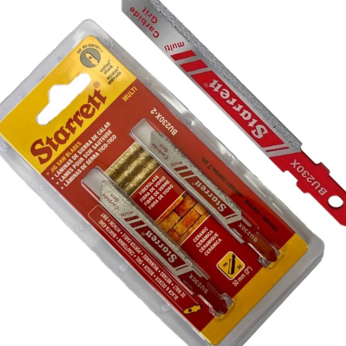 Serra Tico-Tico Lamina Starrett Multi Bi-Metal Fibra De Vidro E Ceramica Com 2 Pecas - 50Mm - Bu230X-2 Serra Tico-Tico Lamina Starrett Multi Bi-Metal Fibra De Vidro E Ceramica Com 2 Pecas - 50Mm - Bu230X-2