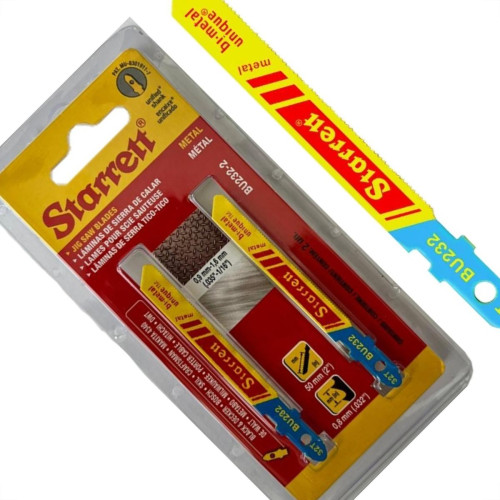 Serra Tico-Tico Lamina Starrett Metal Bi-Metal Com 2 Pecas Bu232-2 - 50Mm - 32T Serra Tico-Tico Lamina Starrett Metal Bi-Metal Com 2 Pecas Bu232-2 - 50Mm - 32T