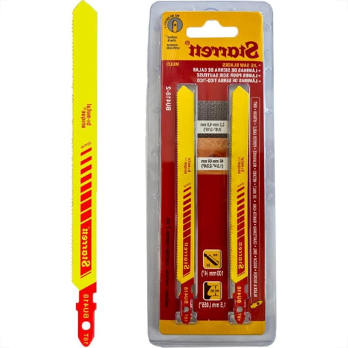 Serra Tico-Tico Lamina Starrett Multi Bi-Metal Com 2 Pecas Bu418-2 - 100Mm - 18T Serra Tico-Tico Lamina Starrett Multi Bi-Metal Com 2 Pecas Bu418-2 - 100Mm - 18T
