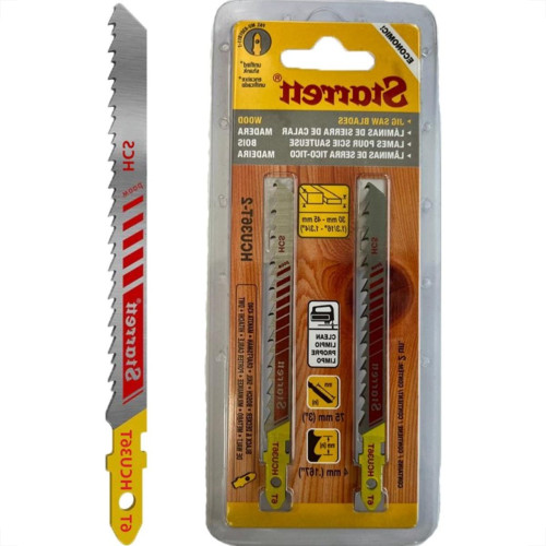 Serra Tico-Tico Lamina Starrett Madeira Bi-Metal Com 2 Pecas Hcu36T-2 - 75Mm - 6T Serra Tico-Tico Lamina Starrett Madeira Bi-Metal Com 2 Pecas Hcu36T-2 - 75Mm - 6T