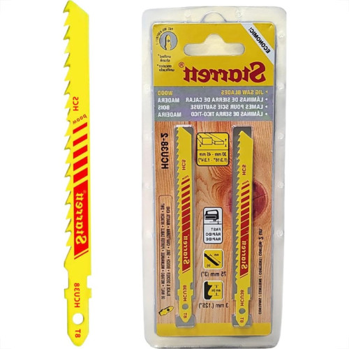 Serra Tico-Tico Lamina Starrett Madeira Bi-Metal Com 2 Pecas Hcu38-2 - 75Mm - 8T