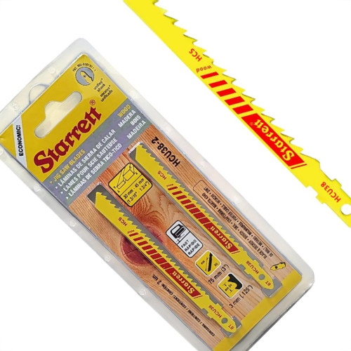 Serra Tico-Tico Lamina Starrett Madeira Bi-Metal Com 2 Pecas Hcu38-2 - 75Mm - 8T