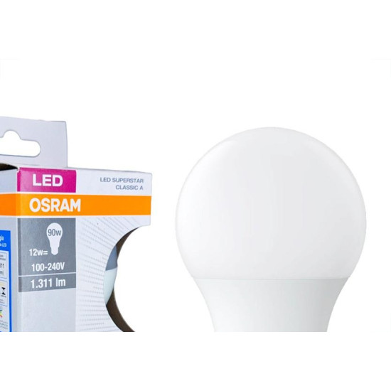 Lampada Led Bulbo Osram A-90 12W. 6500K. Lampada Led Bulbo Osram A-90 12W. 6500K.