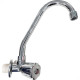 Torneira Bica Movel Pia Parede Metal Unifix - C-50 Styllo - 1/4 Volta - 1156 Cromada