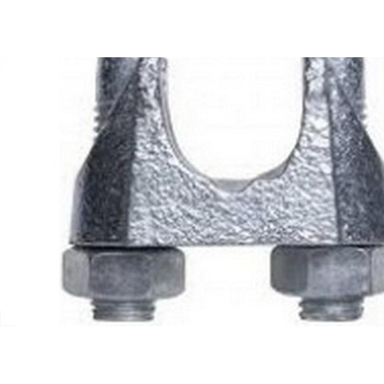 Clips Para Cabo Aco Frati 3/8'' - Kit C/5 Pecas Clips Para Cabo Aco Frati 3/8'' - Kit C/5 Pecas