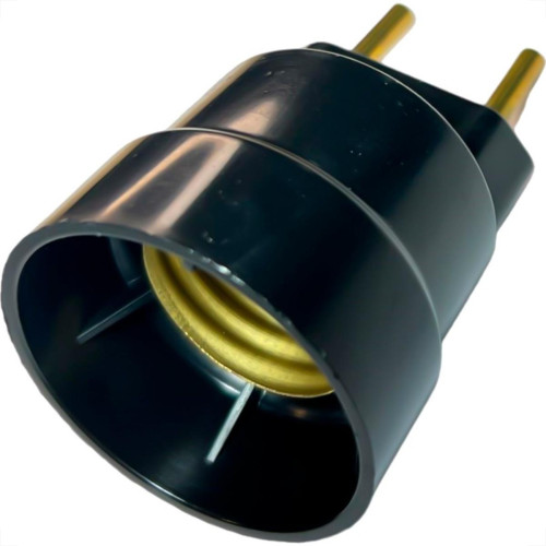 Pino Porta Lampada Ilumi 10A. Baquelite Com Bucha Latao - 1701Pct - Kit C/10 Pecas