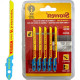 Serra Tico-Tico Lamina Starrett Metal Bi-Metal Com 5 Pecas Bu224S - 50Mm - 24T Serra Tico-Tico Lamina Starrett Metal Bi-Metal Com 5 Pecas Bu224S - 50Mm - 24T