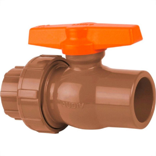 Registro Esfera Pvc Com Uniao Soldavel Viqua 50Mm - Kit C/2 Pecas Registro Esfera Pvc Com Uniao Soldavel Viqua 50Mm - Kit C/2 Pecas
