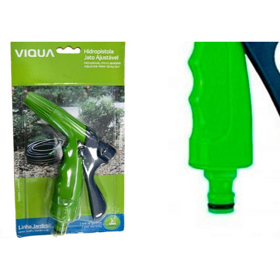 Esguicho jardim Viqua Engate Rapido Jato Ajustavel 1/2'' - 4000102
