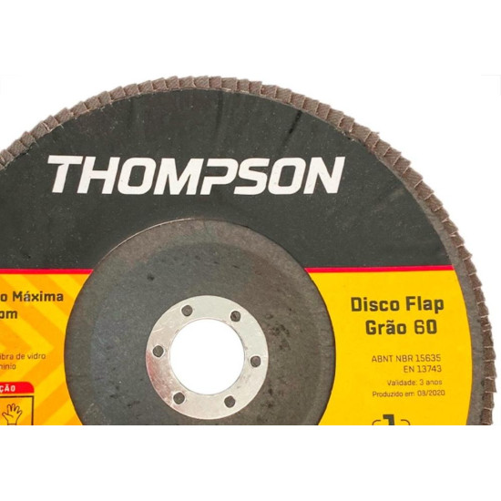 Disco Flap Thompson 7'' - Grao 60 Disco Flap Thompson 7'' - Grao 60
