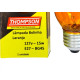 Lampada Colorida Thompson 15Wx127V. Laranja - Kit C/10 Pecas