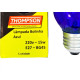Lampada Colorida Thompson 15Wx220V. Azul - Kit C/10 Pecas