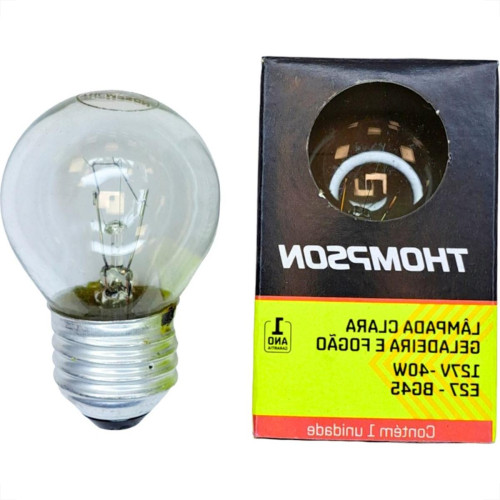 Lampada Para Geladeira/Fogao/Lustre Thompson 40Wx127V. Clara - Kit C/10 Pecas Lampada Para Geladeira/Fogao/Lustre Thompson 40Wx127V. Clara - Kit C/10 Pecas