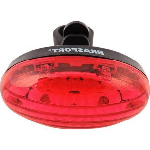 Lanterna Brasfort Led Bike Traseira Para 2 Pilhas Aaa