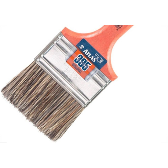 Pincel Trincha Pintura Atlas Ref.395   2.1/2'' - Kit C/12 Pecas