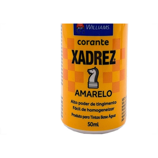 Corante Para Tinta Xadrez Amarelo (50Ml) - Kit C/12 Pecas Corante Para Tinta Xadrez Amarelo (50Ml) - Kit C/12 Pecas