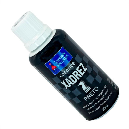 Corante Para Tinta Xadrez Preto (50Ml) - Kit C/12 Pecas Corante Para Tinta Xadrez Preto (50Ml) - Kit C/12 Pecas