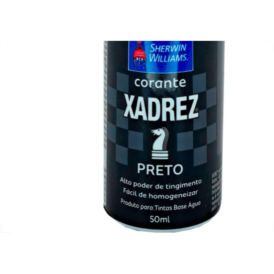 Corante Para Tinta Xadrez Preto (50Ml) - Kit C/12 Pecas Corante Para Tinta Xadrez Preto (50Ml) - Kit C/12 Pecas