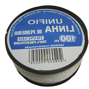 Linha Para Pedreiro 1 Fio Unifio 100M - Kit C/12 Pecas