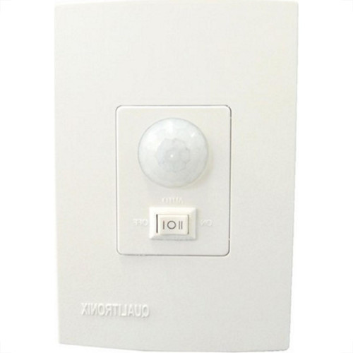 Sensor De Presenca + Fotocelula Qualitronix Embutir 180º Com Chave - Qi6M Sensor De Presenca + Fotocelula Qualitronix Embutir 180º Com Chave - Qi6M