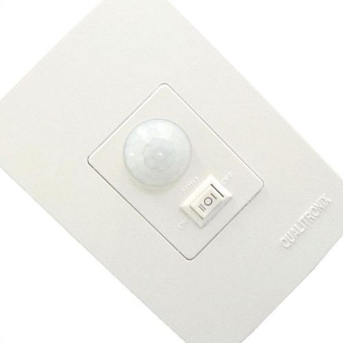 Sensor De Presenca + Fotocelula Qualitronix Embutir 180º Com Chave - Qi6M Sensor De Presenca + Fotocelula Qualitronix Embutir 180º Com Chave - Qi6M