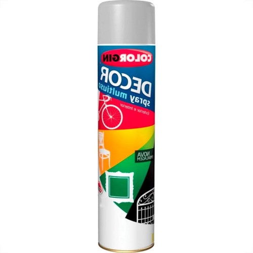 Spray Colorgin Decor Aluminio 360Ml 8581 Spray Colorgin Decor Aluminio 360Ml 8581