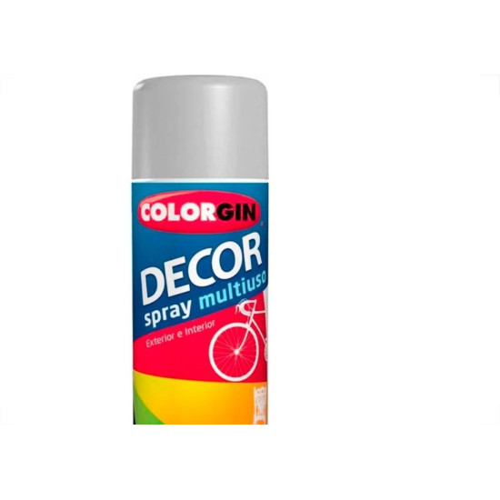 Spray Colorgin Decor Aluminio 360Ml 8581 Spray Colorgin Decor Aluminio 360Ml 8581